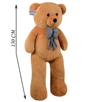 130 Cm Papyonlu Büyük Kahverengi Ayıcık